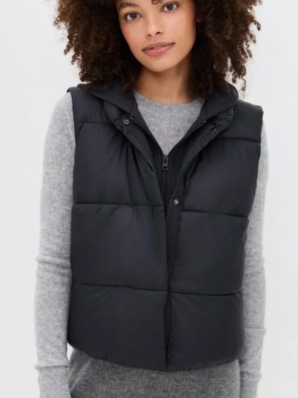 Z Supply Black Puffer Vest Size Small